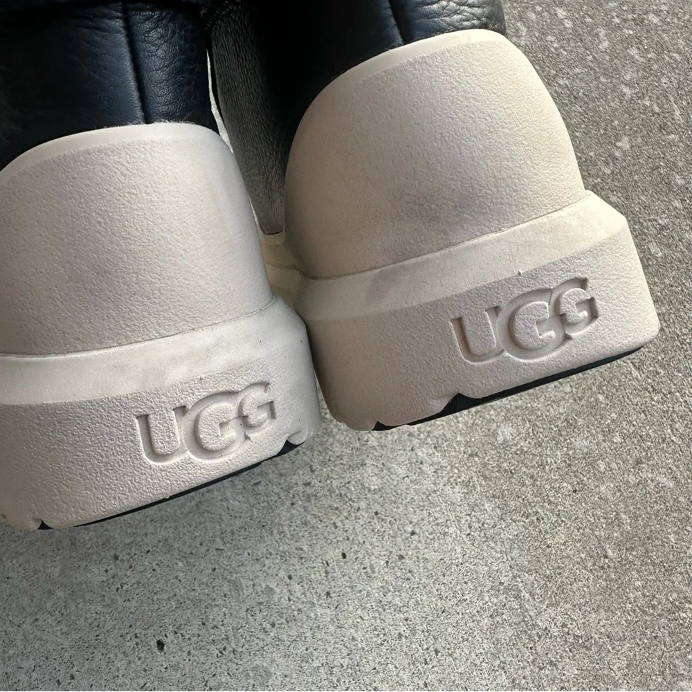 UGG NWT Neumel High Weather Hybrid black lace up winter boot womens 6 / kids 4 - Picture 5 of 8
